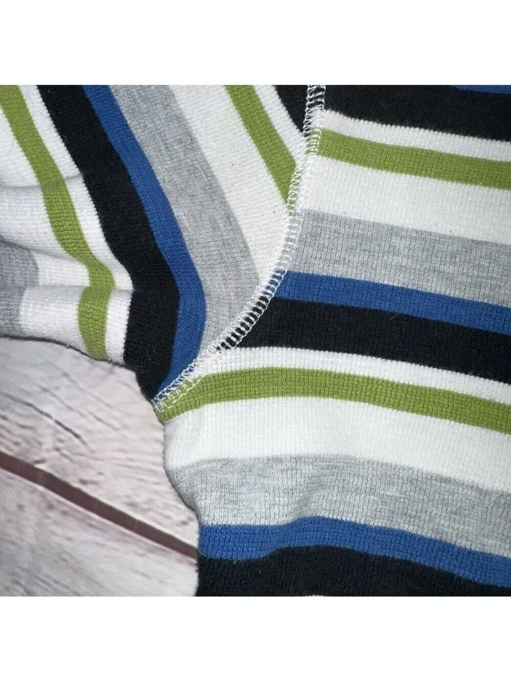 EUC Kids 5T Gymboree 1/4 Zip Pullover LS Striped Shirt